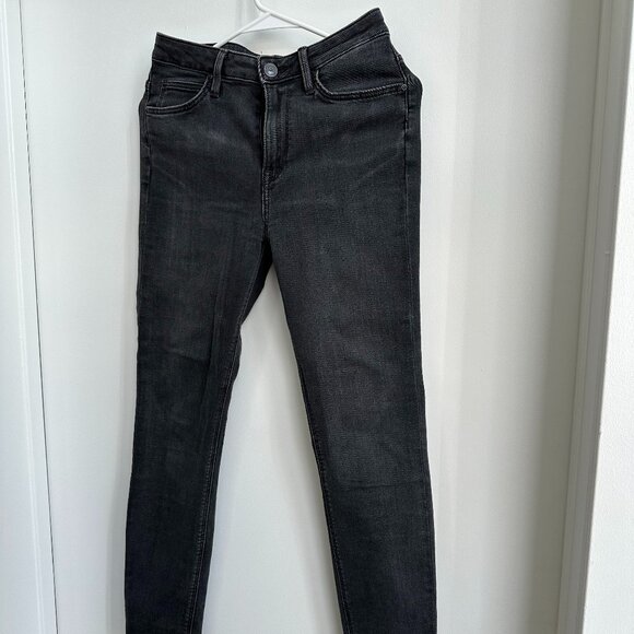 Lee - Scarlett High Waisted Jeans, Shark Grey, US 29/31 - Picture 3 of 6